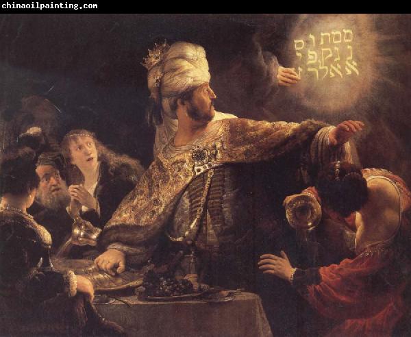 REMBRANDT Harmenszoon van Rijn The Feast of Belsbazzar