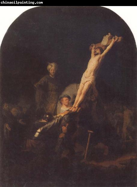 REMBRANDT Harmenszoon van Rijn The Raising of the Cross