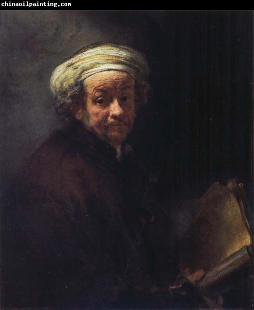 REMBRANDT Harmenszoon van Rijn Self-Portrait as St.Paul