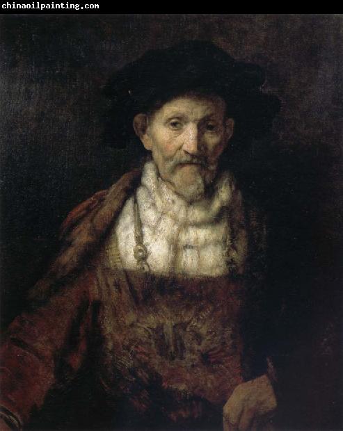 REMBRANDT Harmenszoon van Rijn Portrait of an Old Man in Period Costume