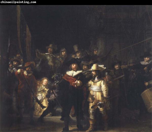 REMBRANDT Harmenszoon van Rijn The Militia Company of Frans Banning Cocq,Known as The Night Watch