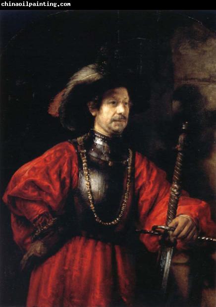 REMBRANDT Harmenszoon van Rijn Portrait of a Man in Military Costume