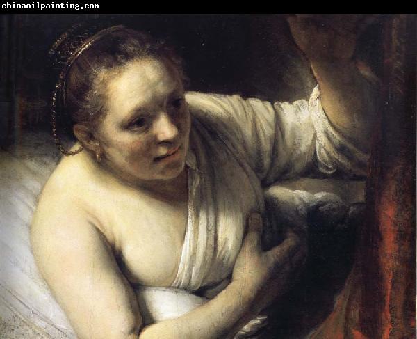 REMBRANDT Harmenszoon van Rijn Young Woman in Bed