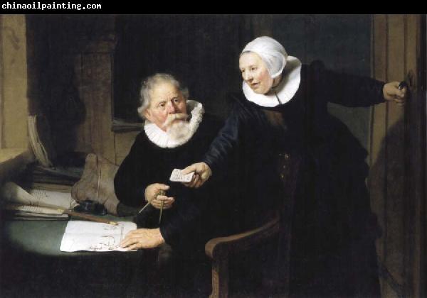 REMBRANDT Harmenszoon van Rijn The Shipbuilder Jan Rijksen and His Wife Griet Jans