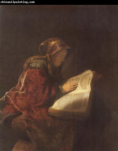 REMBRANDT Harmenszoon van Rijn Rembrandt-s Mother as the Biblical Prophetess Hannab