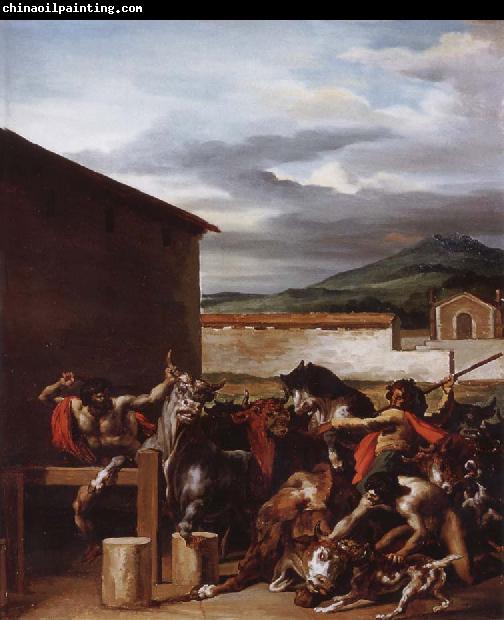 Theodore Gericault The Cattle market