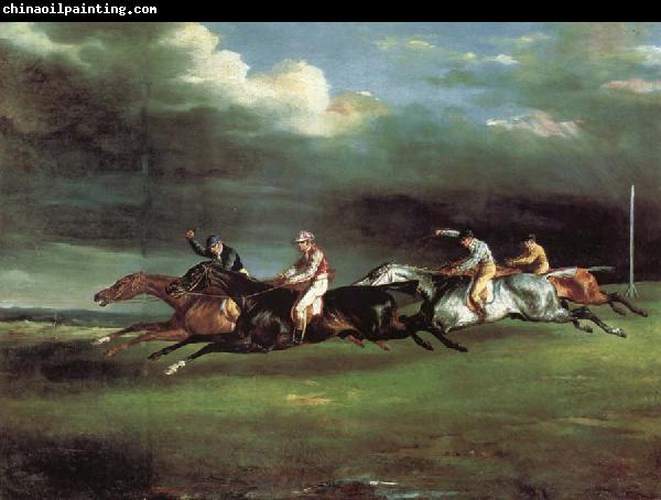 Theodore Gericault The Derby at epson