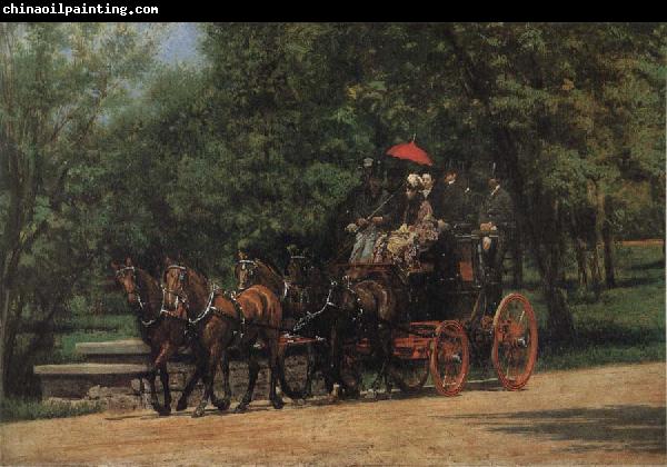 Thomas Eakins May morning-s park