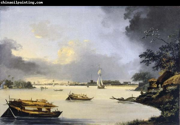 unknow artist View of Calcutta from Garden House Road