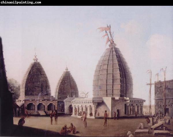 unknow artist A Group of Temples at Deogarh,Santal Parganas Bihar