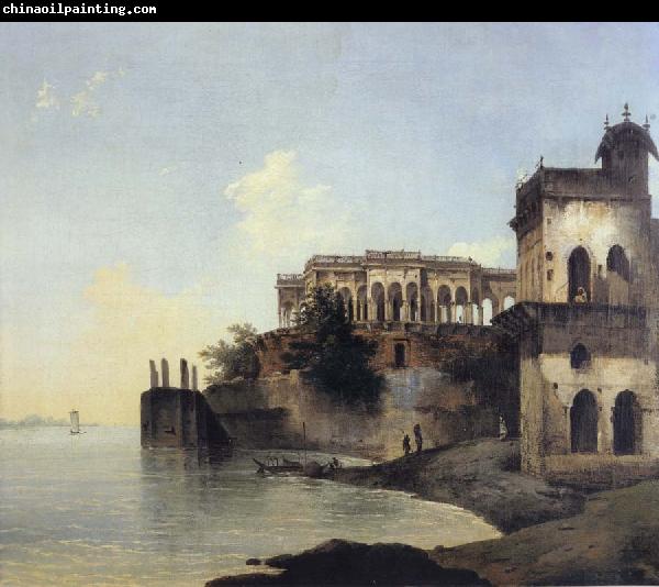 unknow artist View of the Ruins of a Palace at Gazipoor on the River Ganges