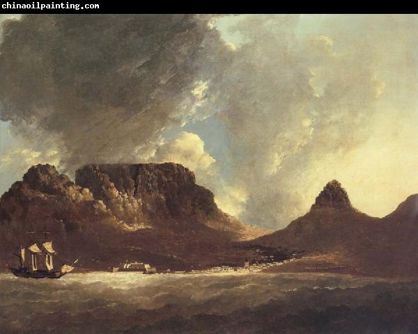 unknow artist A View of the Cape of Good Hope,taken on the spot,from on board the Resolution,capt,coode,November 1772