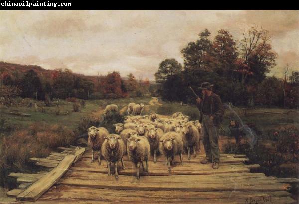 A. Bryan Wall Shepherd and Sheep