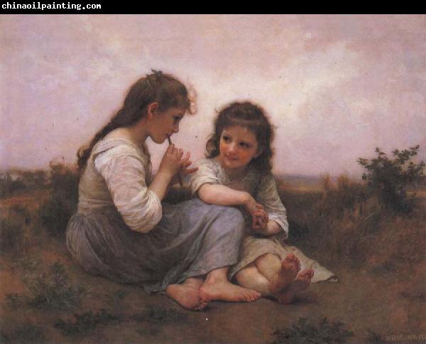 Adolphe Bouguereau Two Girls