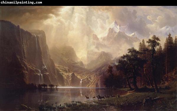 Albert Bierstadt Among the Sierra Nevada,California