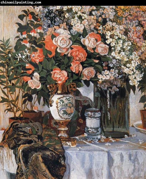 Alexander Yakovlevich GOLOVIN Rose and China