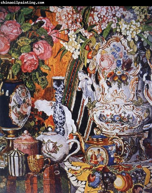 Alexander Yakovlevich GOLOVIN China and Flower