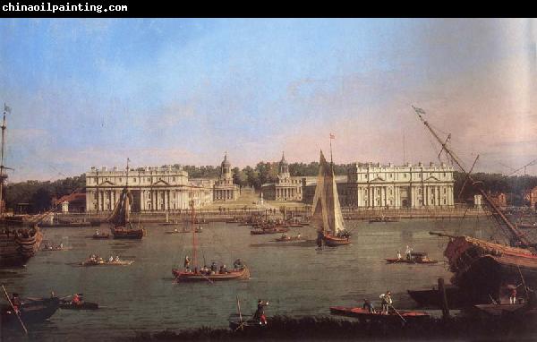 Canaletto Greenwich Hospital from the North Bank of the Thames