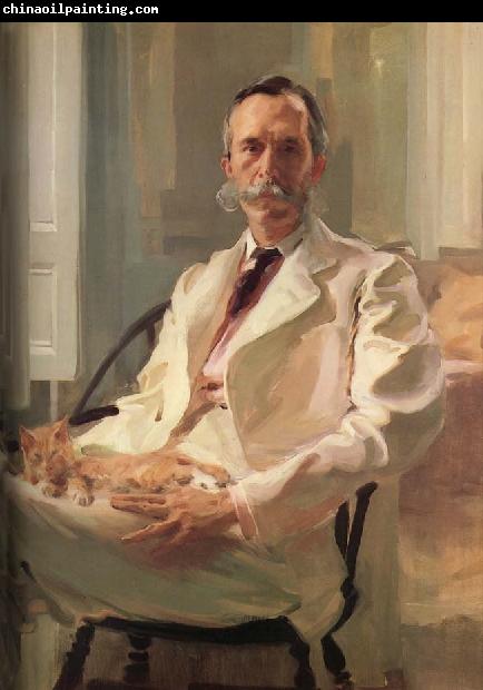 Cecilia Beaux Man with a Cat