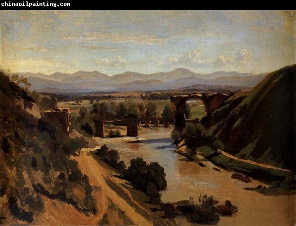 Corot Camille The bridge of Narnl