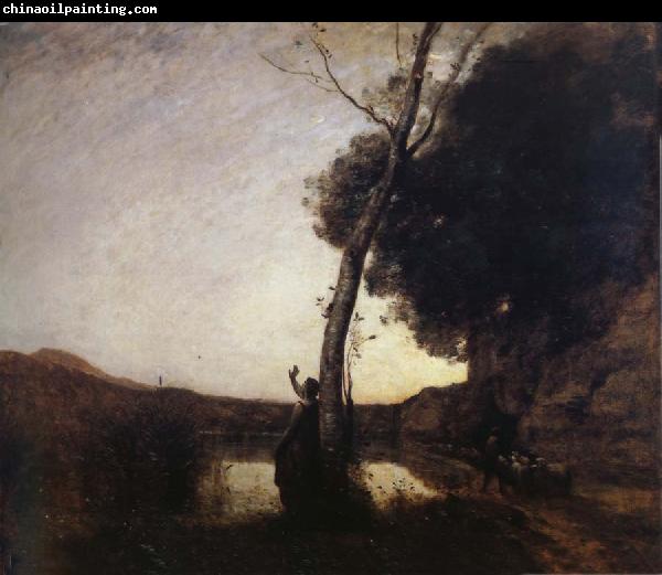 Corot Camille The morning star