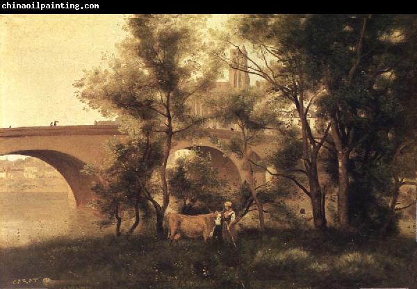 Corot Camille seine al bridge