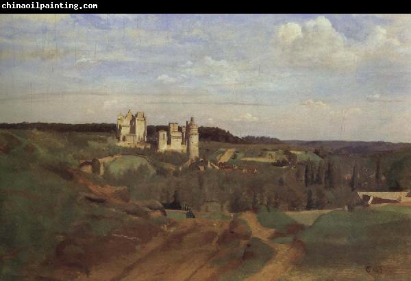 Corot Camille The castle of pierrefonds