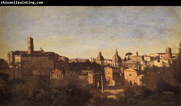 Corot Camille The forum of the garden farnes