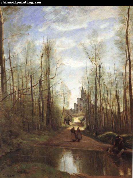 Corot Camille The church of Marissel