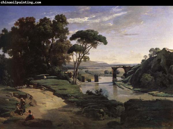 Corot Camille The bridge of Narni.