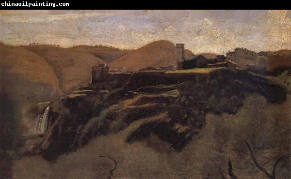 Corot Camille The Waterfalls