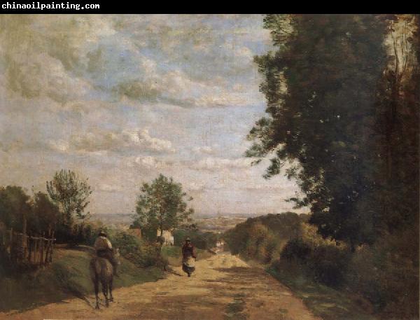 Corot Camille The road of sevres