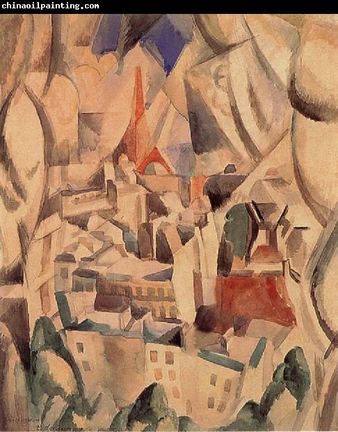 Delaunay, Robert The Window towards to City