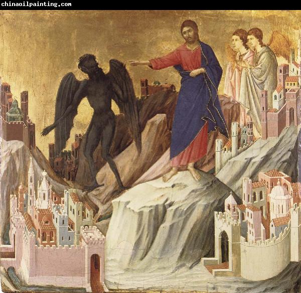 Duccio di Buoninsegna The Temptation of Christ on the Mountain