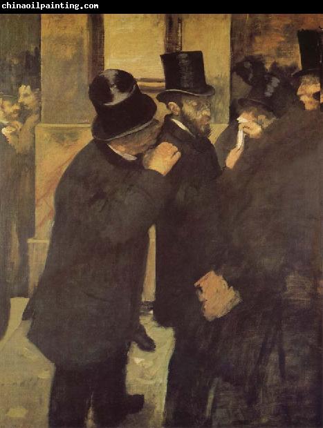 Edgar Degas In the Bourse