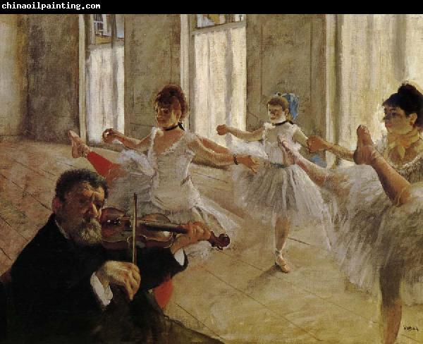 Edgar Degas Dancing school