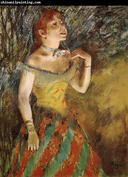 Edgar Degas New Singer