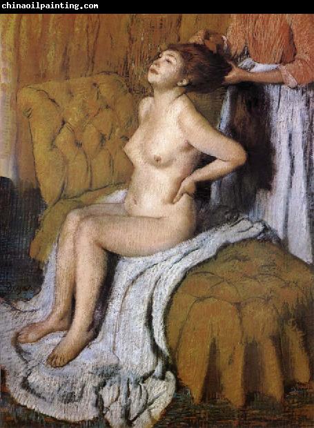 Edgar Degas Wash and dress