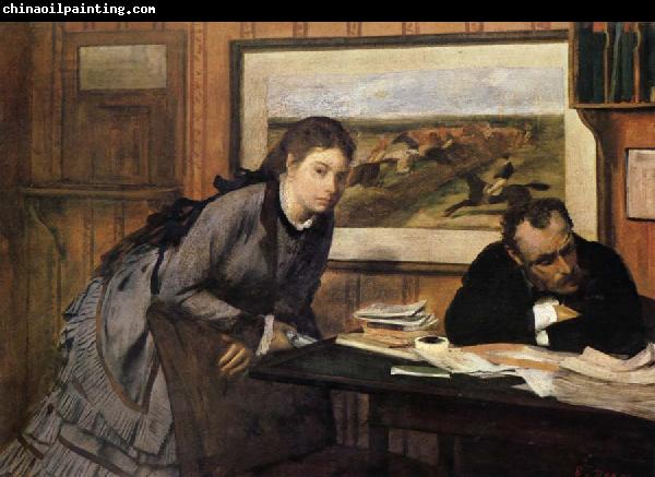 Edgar Degas feel wronged and act rashly