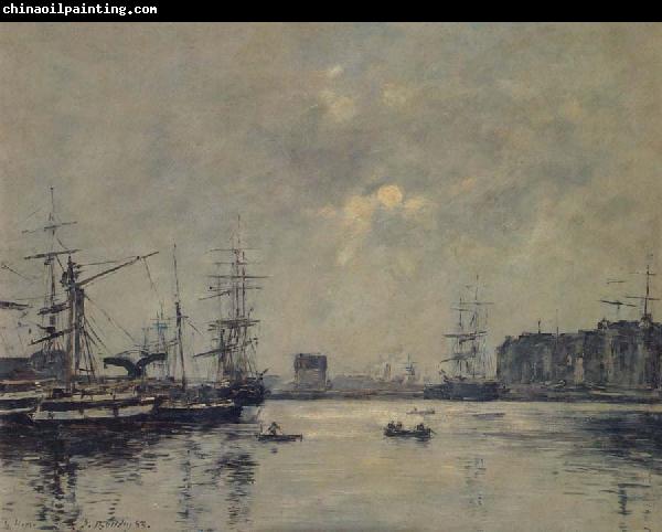 Eugene Boudin The Port Le Havre