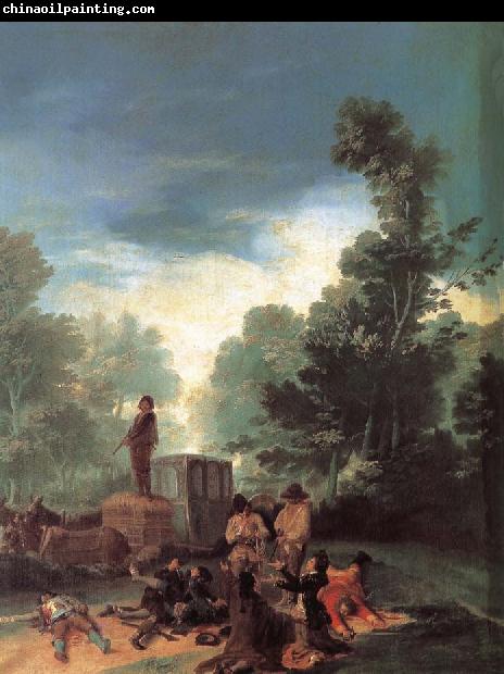 Francisco Goya Highwaymen Attacking a Coach