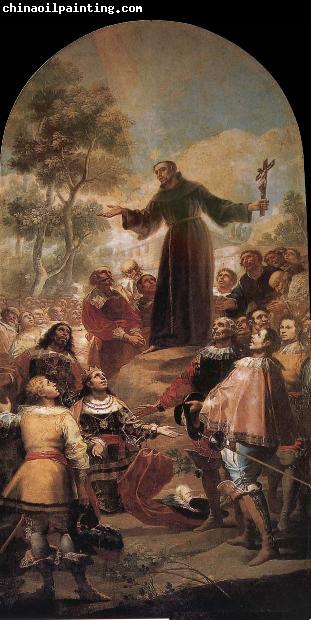 Francisco Goya St Bernardino of Siena preaching before Alfonso V of Aragon