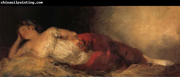 Francisco Goya Young Woman asleep