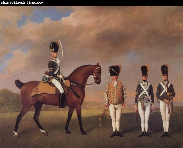 George Stubbs Soldiers of the 10th Light Dragoons