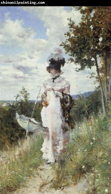 Giovanni Boldini Afternoon Stroll