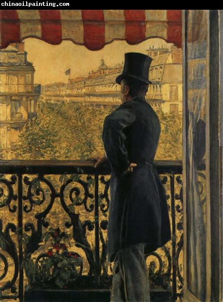 Gustave Caillebotte The view watched from  balcony