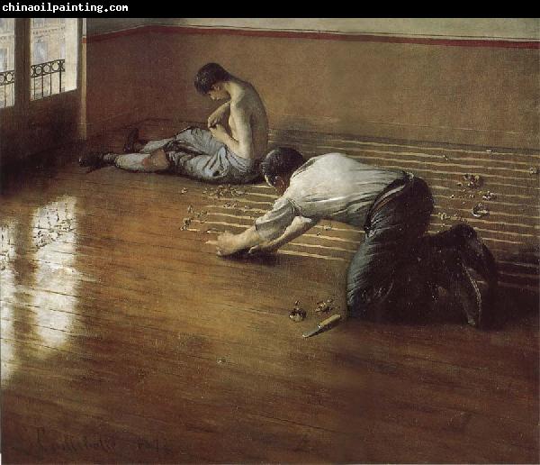 Gustave Caillebotte The worker plane the floor