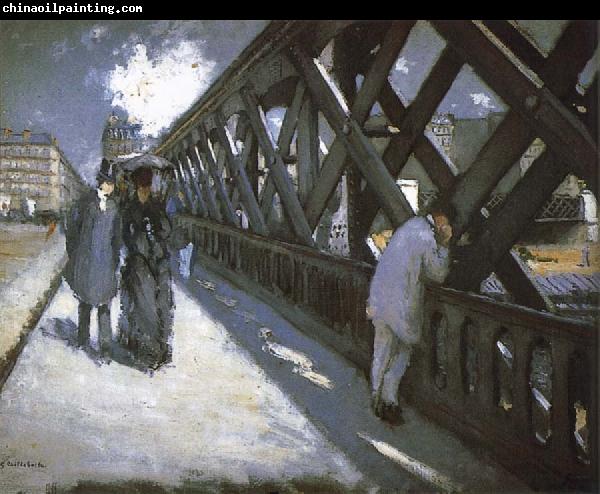 Gustave Caillebotte Study of pier