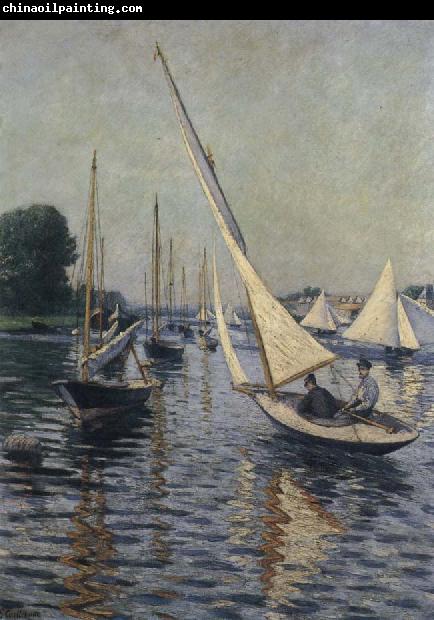 Gustave Caillebotte Sailboat