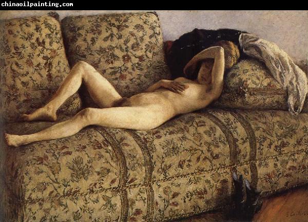 Gustave Caillebotte The female nude on the sofa